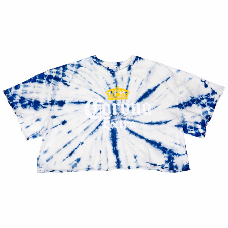 Corona Extra Crown Logo Tie Dye Crop Top T-Shirt